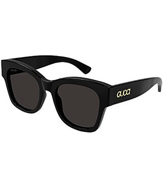 Gucci Women's Gucci Lacquered 53mm Butterfly Sunglasses - Shiny Black | Dillard's