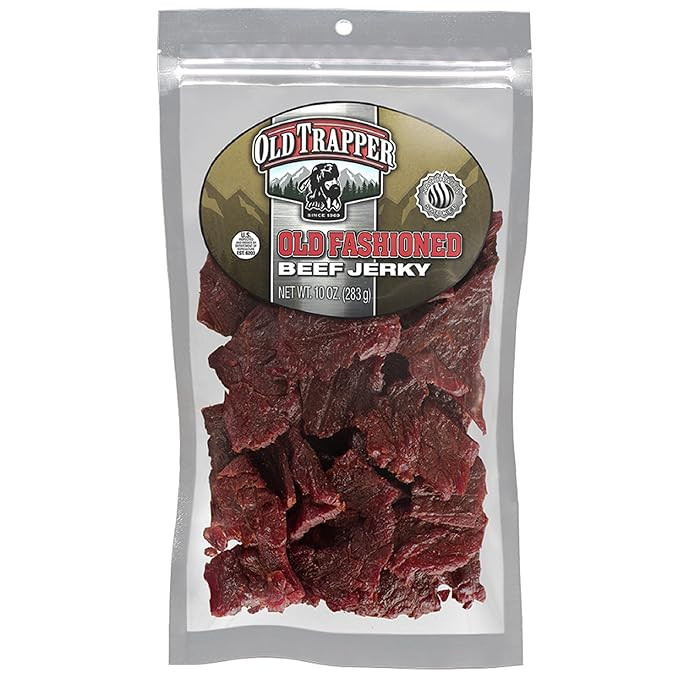 Old Trapper Beef Jerky, Old-Fashioned 10-Ounce Bag, Tender Meat Snacks for Lunches or Between Mea... | Amazon (US)