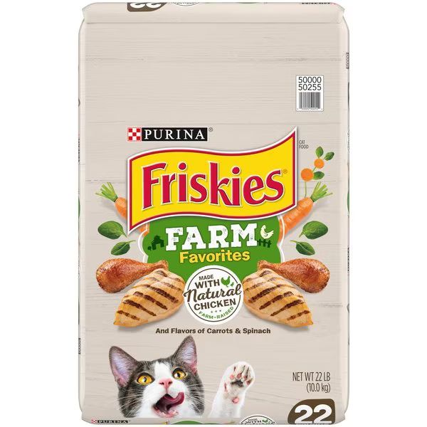 Purina Friskies Farm Favorites with Chicken Dry Cat Food | Chewy.com