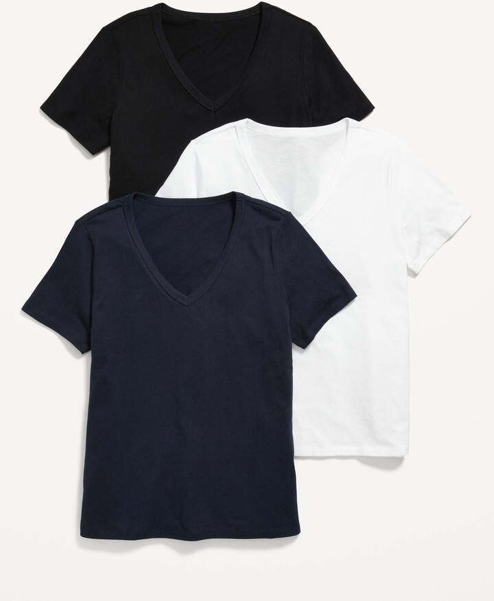 Old Navy EveryWear V-Neck T-Shirt 3-Pack | Old Navy (US)