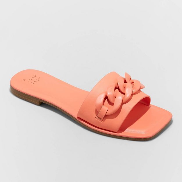 Women's Viv Chain Slide Sandals - A New Day™ | Target