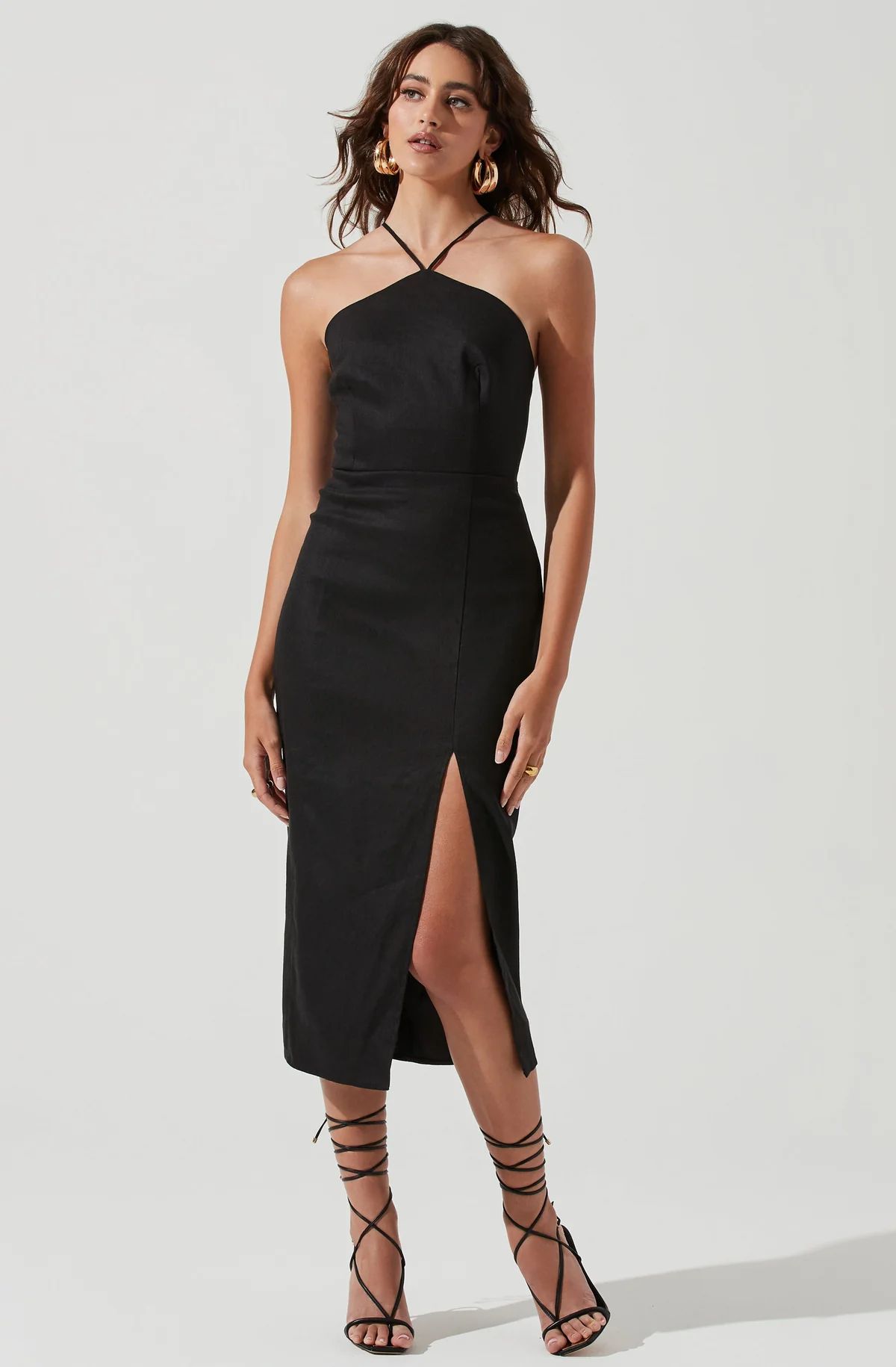 Holloway Halter Midi Dress | ASTR The Label (US)