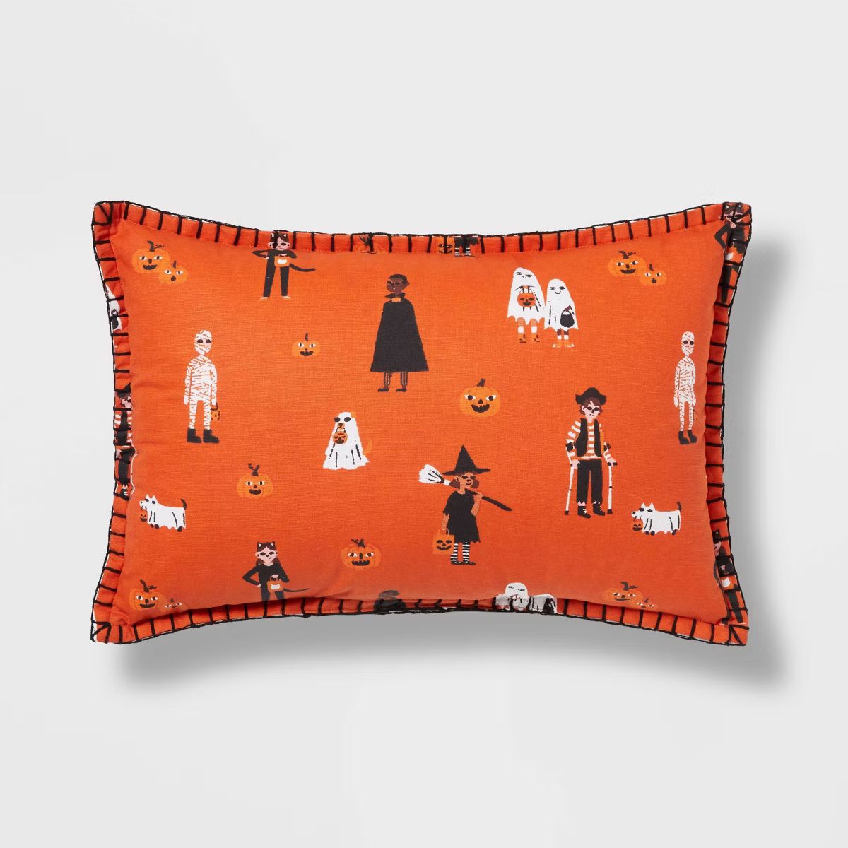 Trick or Treaters Lumbar Throw Pillow Orange - Hyde & EEK! Boutique™ | Target