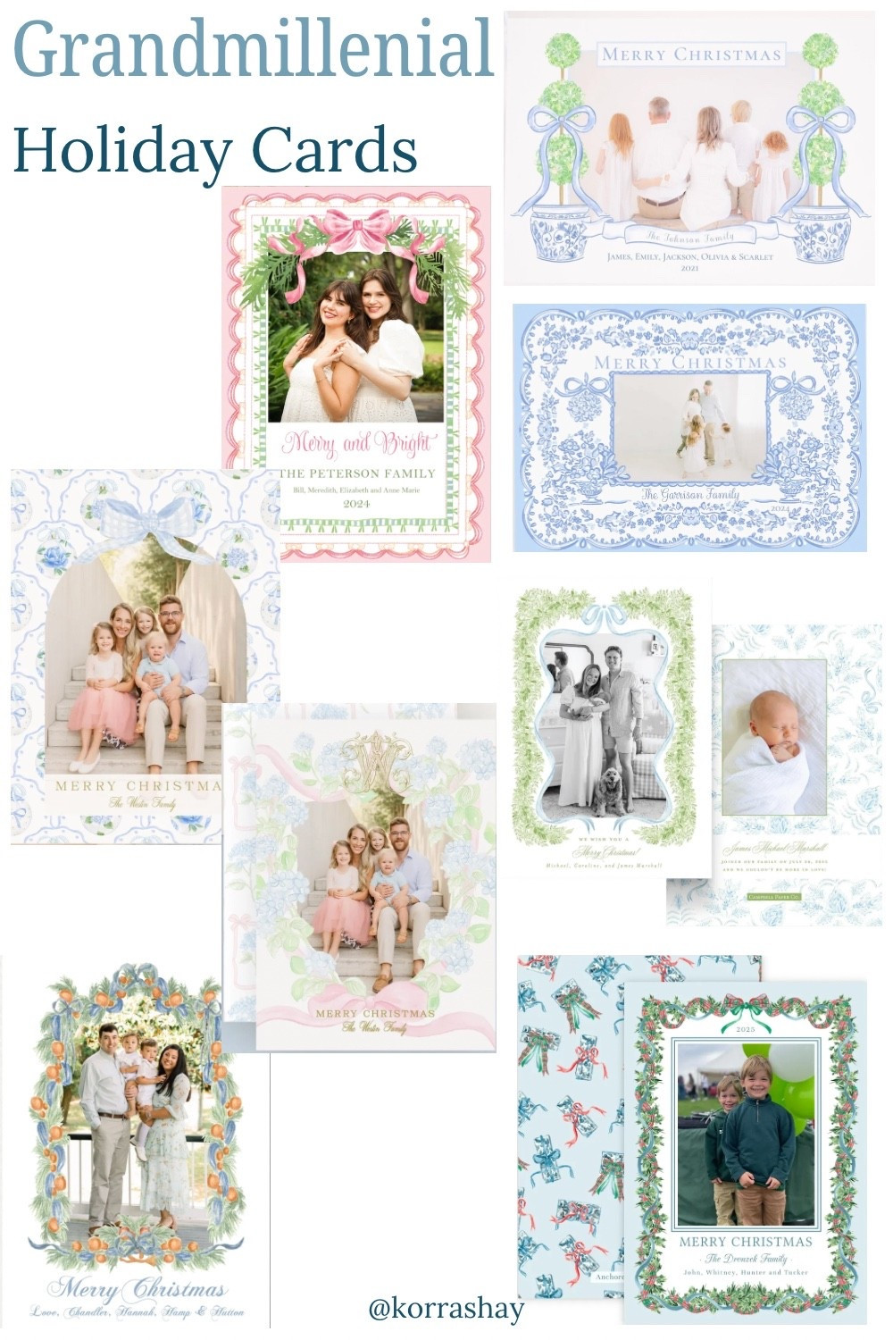 Grandmillenial holiday cards!

#LTKHoliday