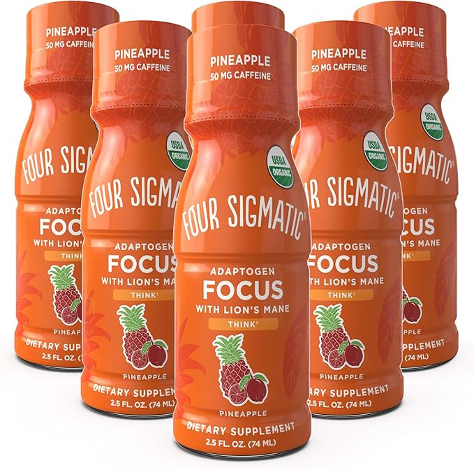 Four Sigmatic Mushroom Focus Shot with Lion's Mane - USDA Organic with Lions Mane Mushroom Extrac... | Amazon (US)