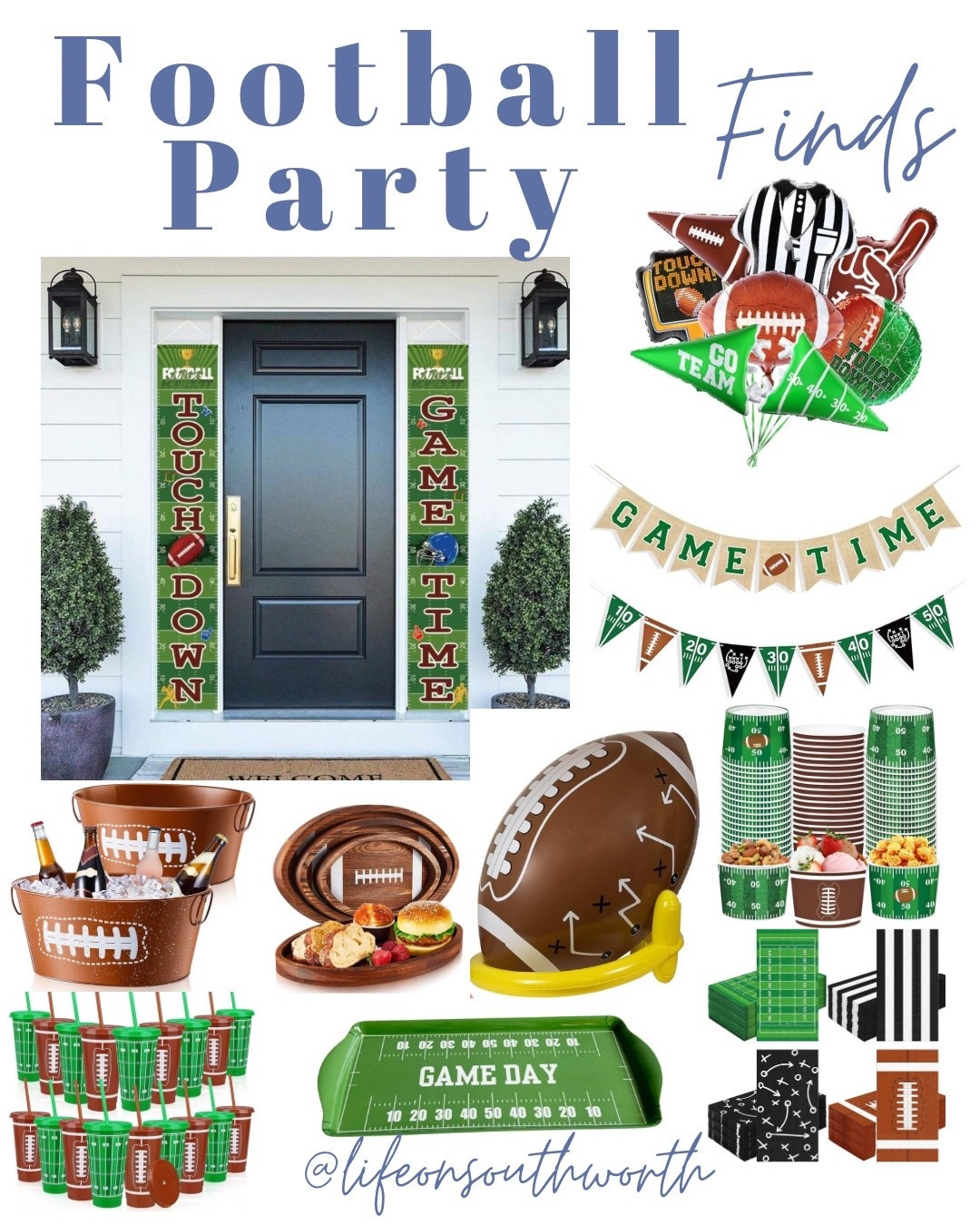 Who’s excited for football season?! I’ve found some festive party supplies to help you celebrate all season long! Some of these are reusable making it budget friendly. 

#LTKFamily #LTKParties #LTKSeasonal