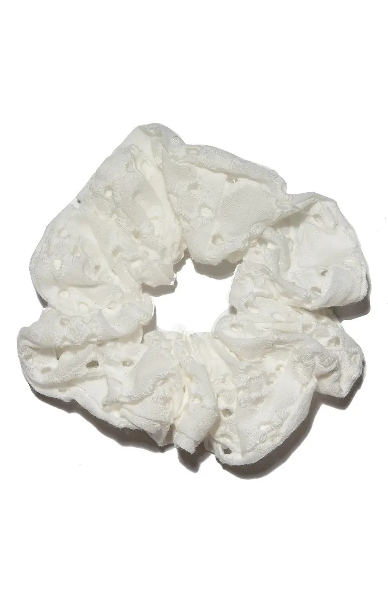Eyelet Oversize Scrunchie | Nordstrom