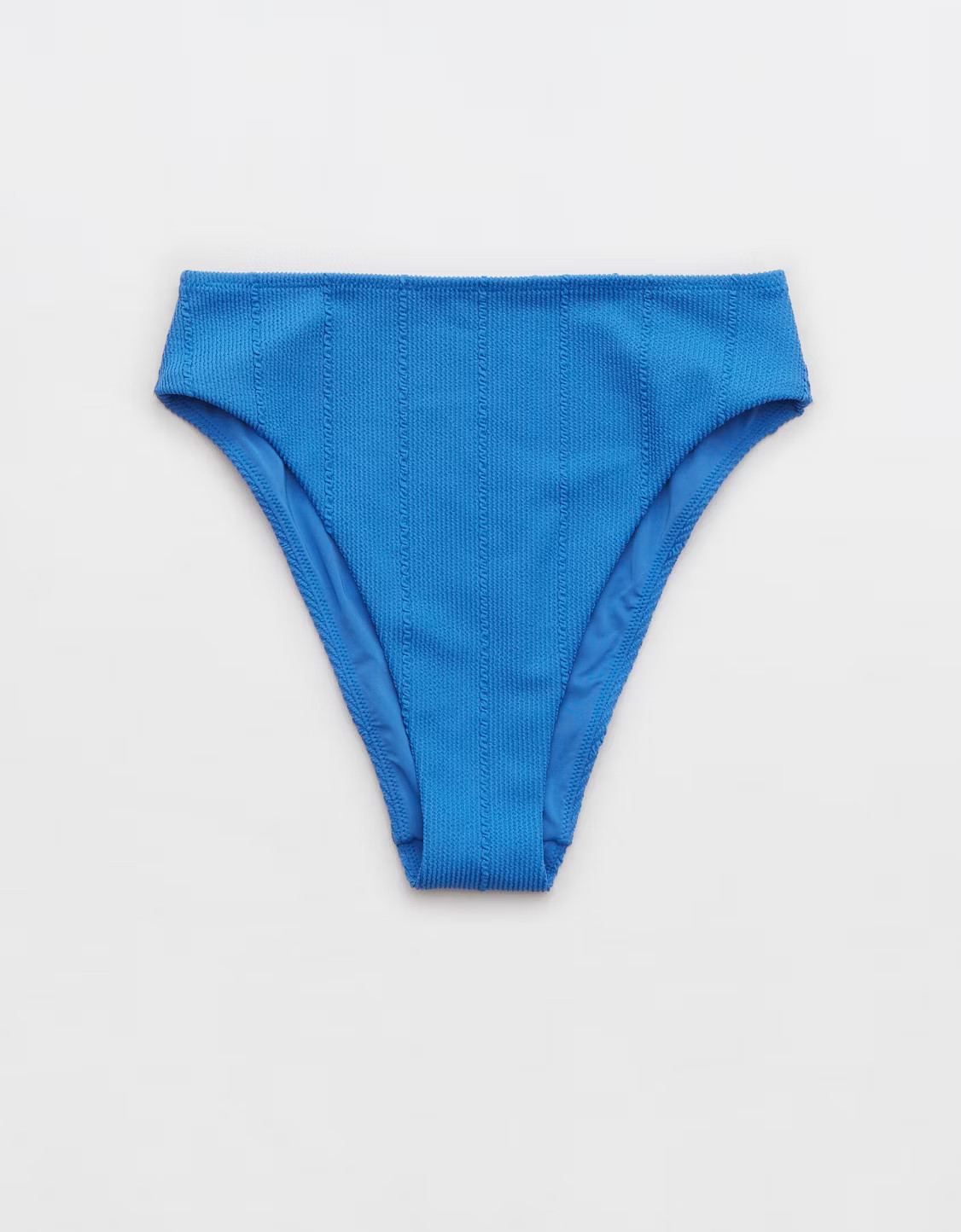 Aerie Crinkle High Cut Cheeky Bikini Bottom | American Eagle Outfitters (US & CA)