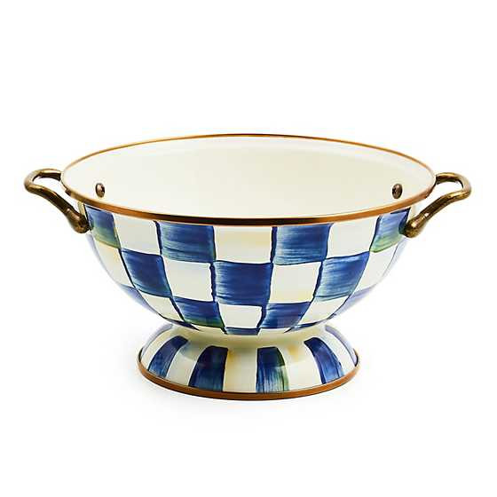 Royal Check Enamel Almost Everything Bowl | MacKenzie-Childs