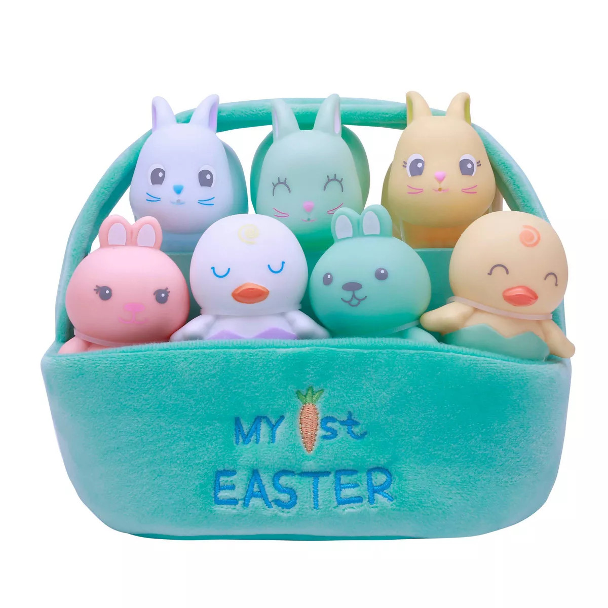 Magic Years My 1st Easter Finger Puppets and Squirt Toy Basket Set - 7pc | Target