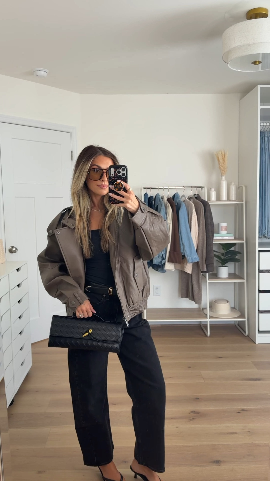 Casual chic date night outfit idea for fall — size xs in my top & moto jacket. Size 24 short in curve love for the barrel jeans. I have these in white too and LOVE THEM

#LTKootd #LTKgrwm #LTKPetite