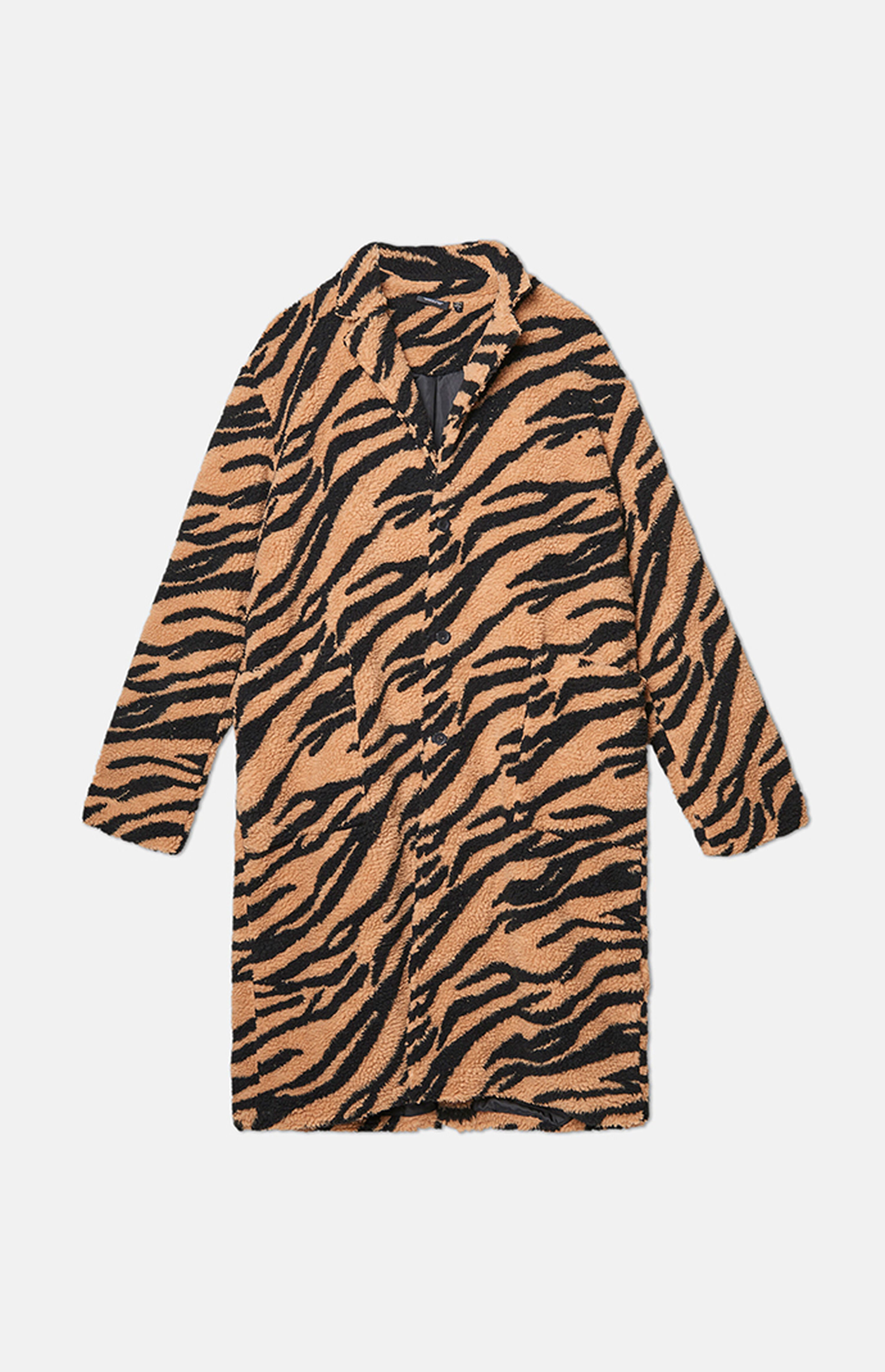 WeSC America Inc Tiger Sherpa Long Overcoat | PacSun | PacSun