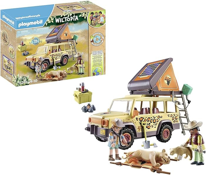 Playmobil Cross-Country Vehicle with Lions | Amazon (US)