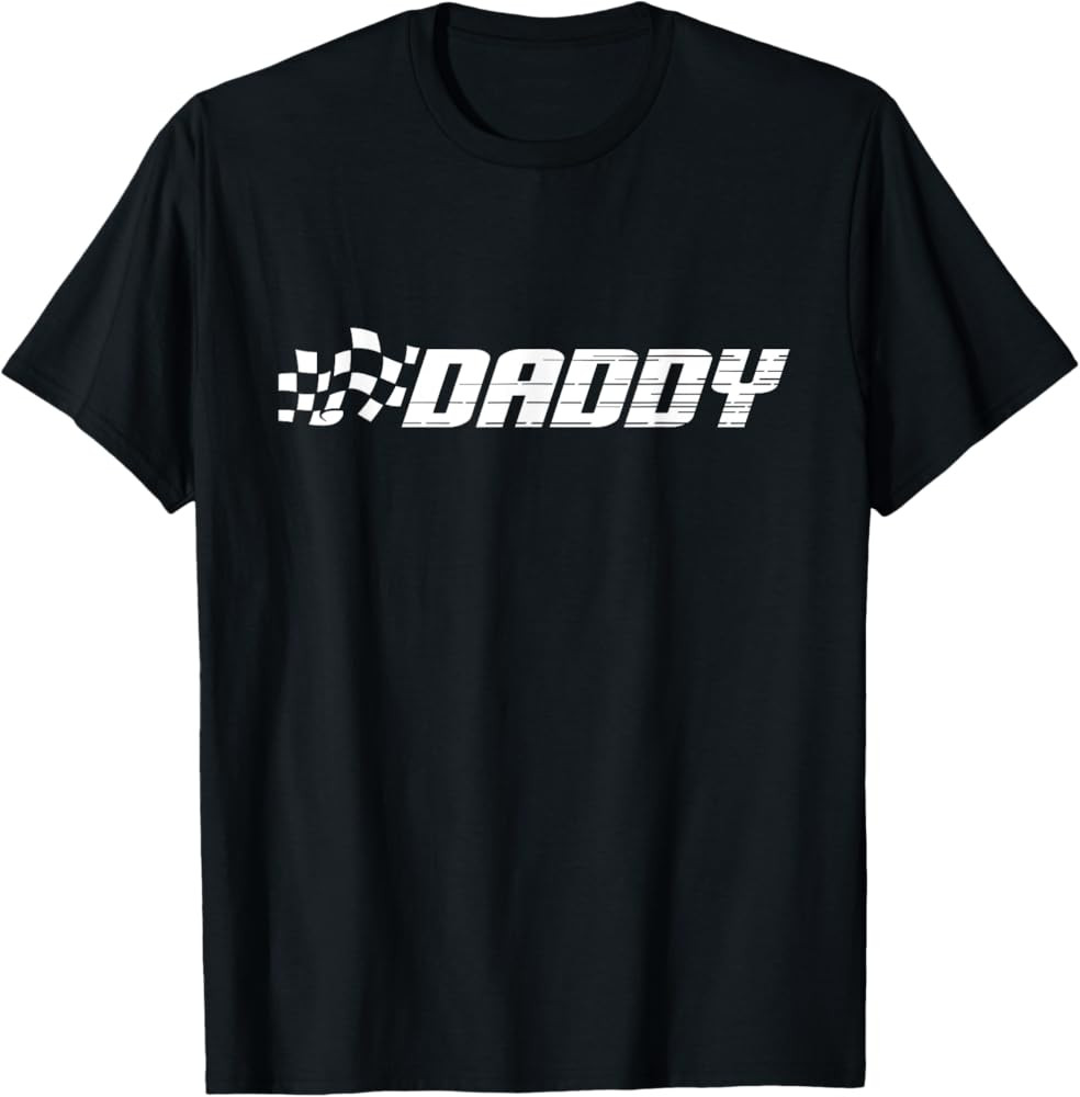 Racing Birthday Party Matching Family Car Pit Crew Daddy T-Shirt | Amazon (US)