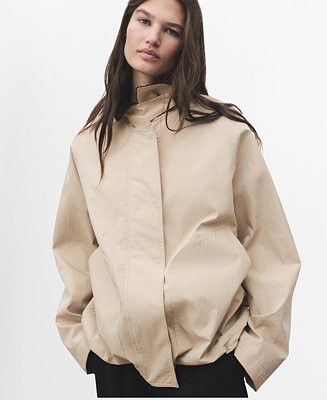 Women's Corduroy Collar Cotton Jacket | Macy's