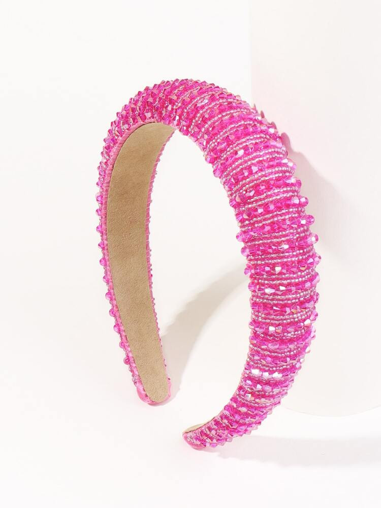 Bead Overlay Hair Hoop | SHEIN