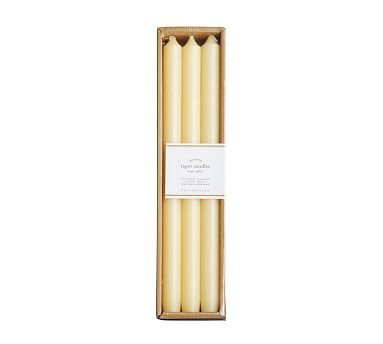 Unscented Taper Candle, Set of 6 - Ivory | Pottery Barn (US)