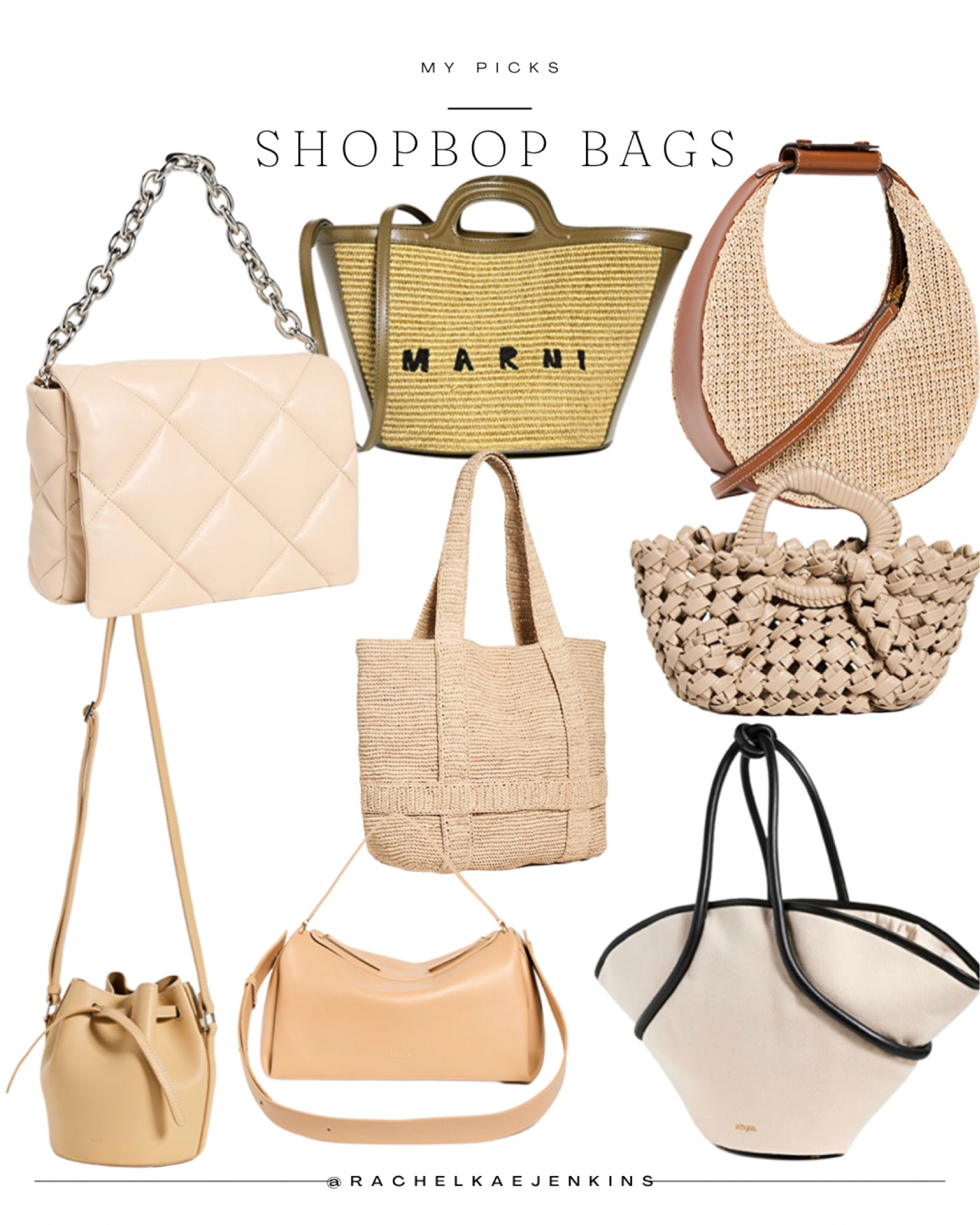 Shopbop bags
Spring bags, summer bags, handbags, bucket bag, crossbody bag, beach bag, crochet bag, tote bag, woven bag, neutral bag, raffia bag, moon bag, leather bag

#LTKitbag #LTKunder100 #LTKunder50
