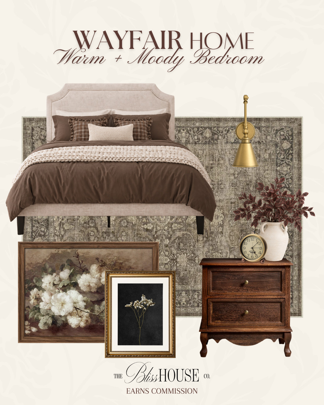 Warm + Moody Bedroom 

 #LTKSeasonal #LTKHome