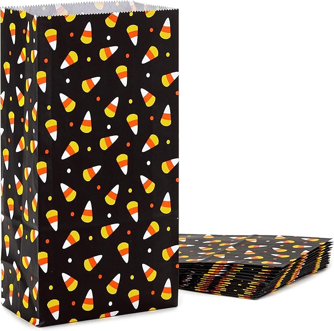 Hallmark Halloween Party Favor and Wrapped Treat Bags (15 Ct., Candy Corn) for Trick or Treating,... | Amazon (US)
