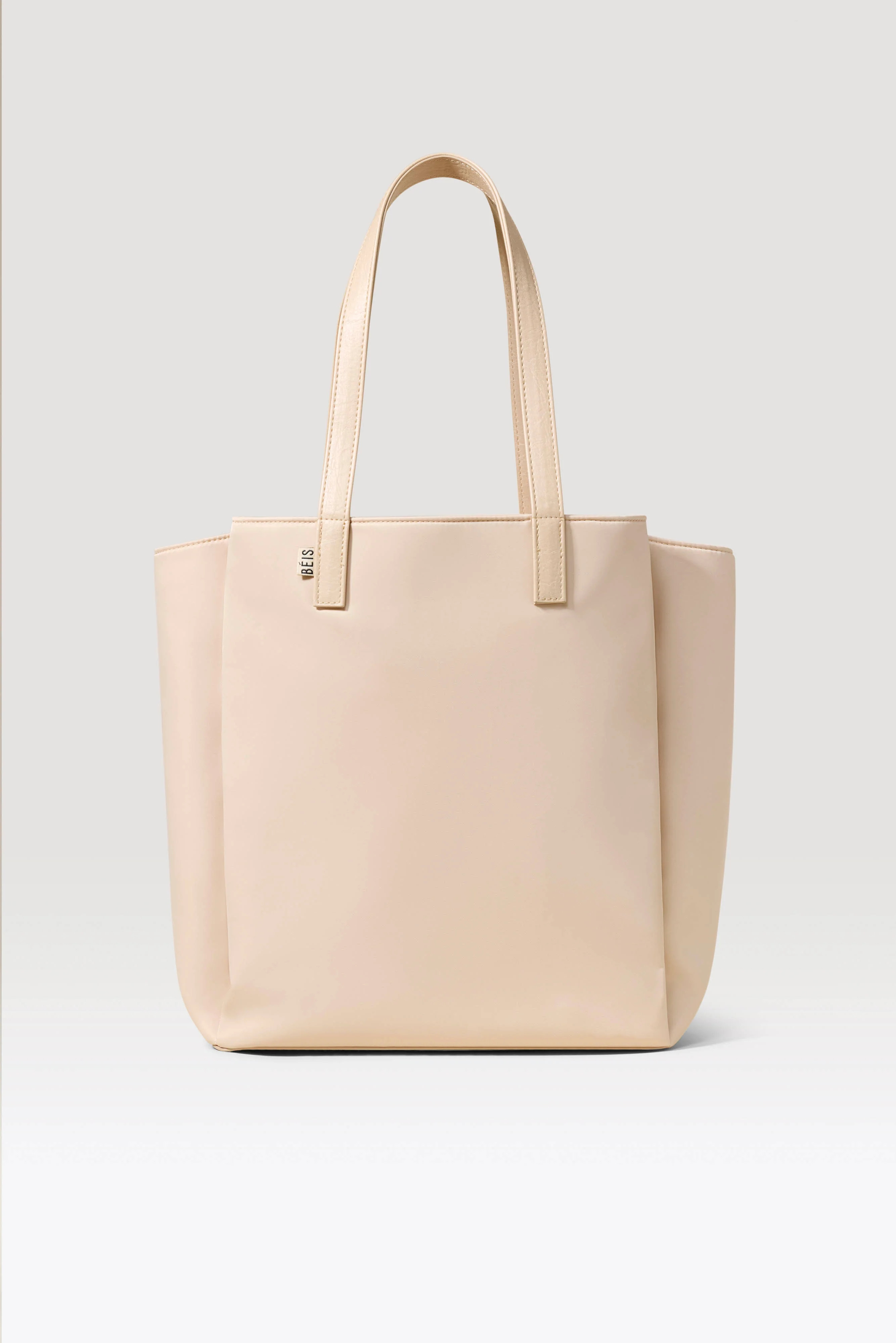 BÉIS 'The Commuter Tote' In Beige - Beige Commuter Tote For Work & Travel | BEIS
