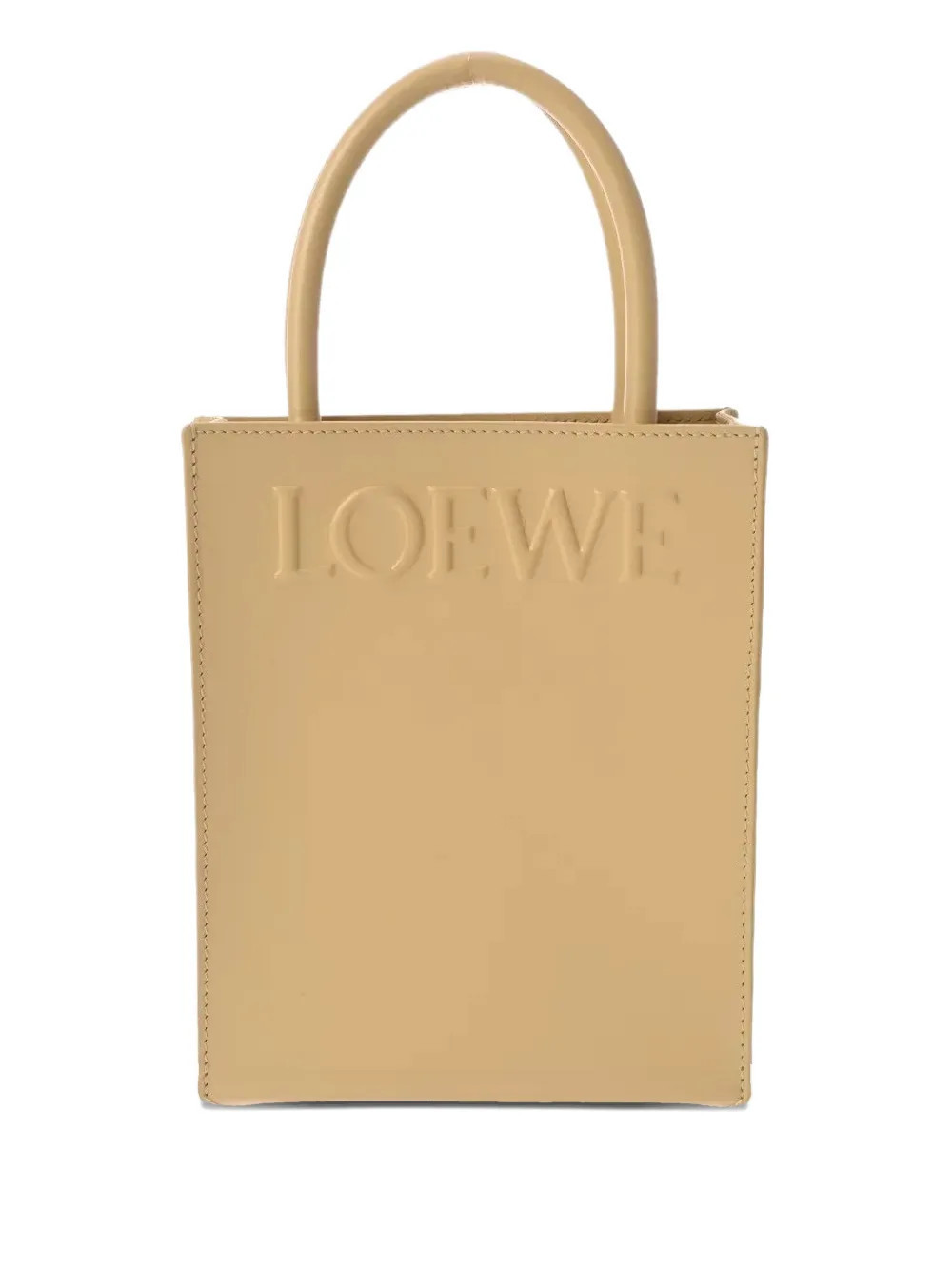 LOEWE embossed handle tote bag - Neutrals | Farfetch Global