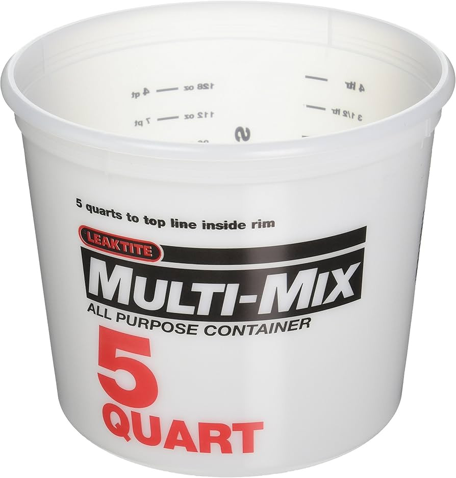 LEAKTITE 10M3-50 5-Quart Mixing Container | Amazon (US)