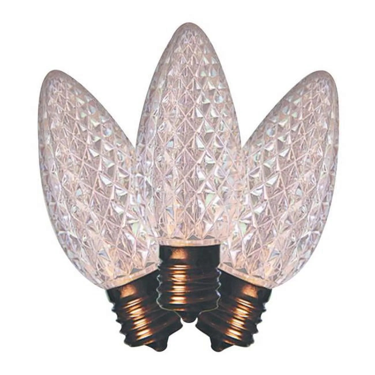Holiday Bright Lights LED C9 Pure White 25 ct Replacement Christmas Light Bulbs | Walmart (US)