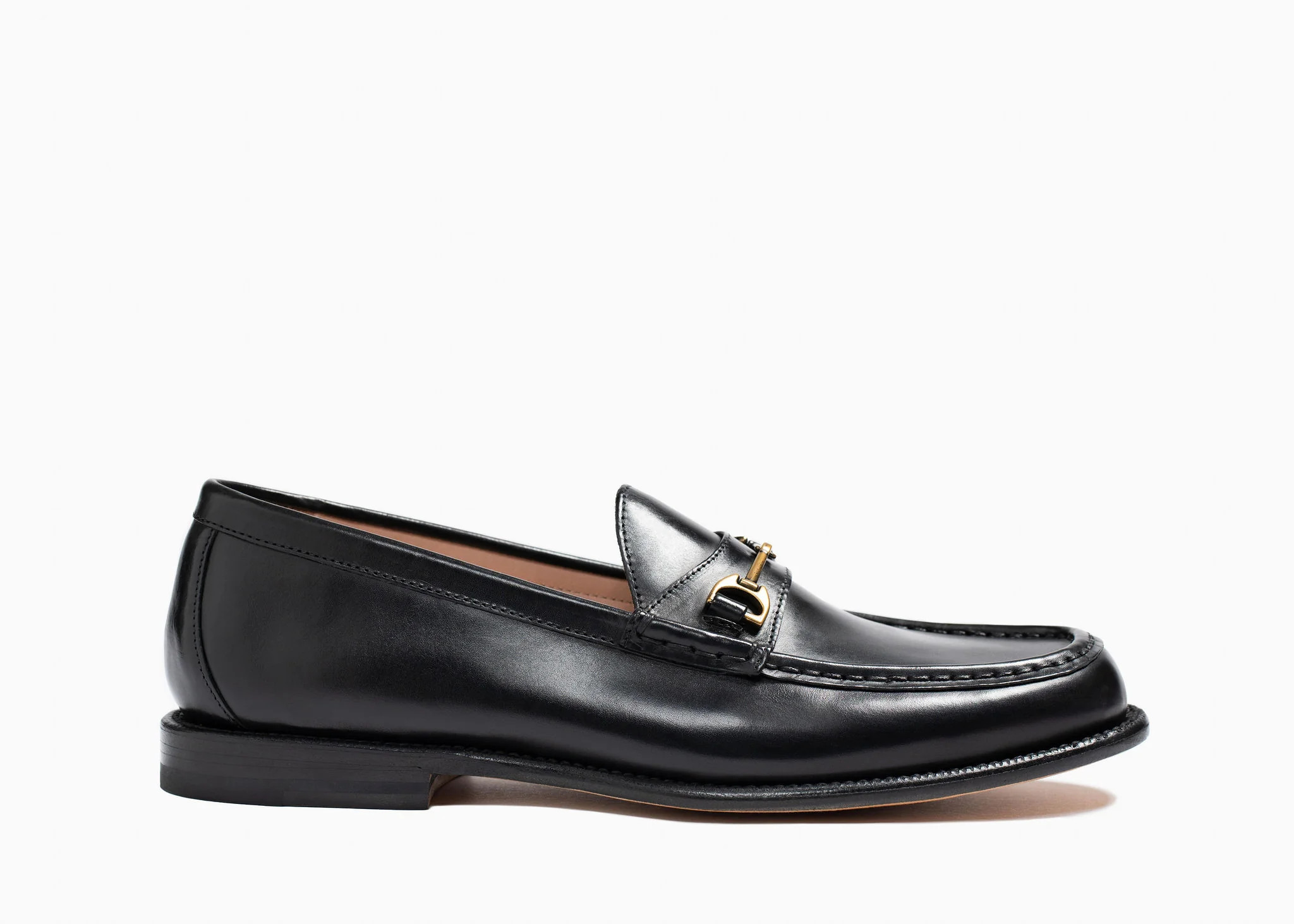 Horsebit Loafer Black Calf | Grant Stone LLC