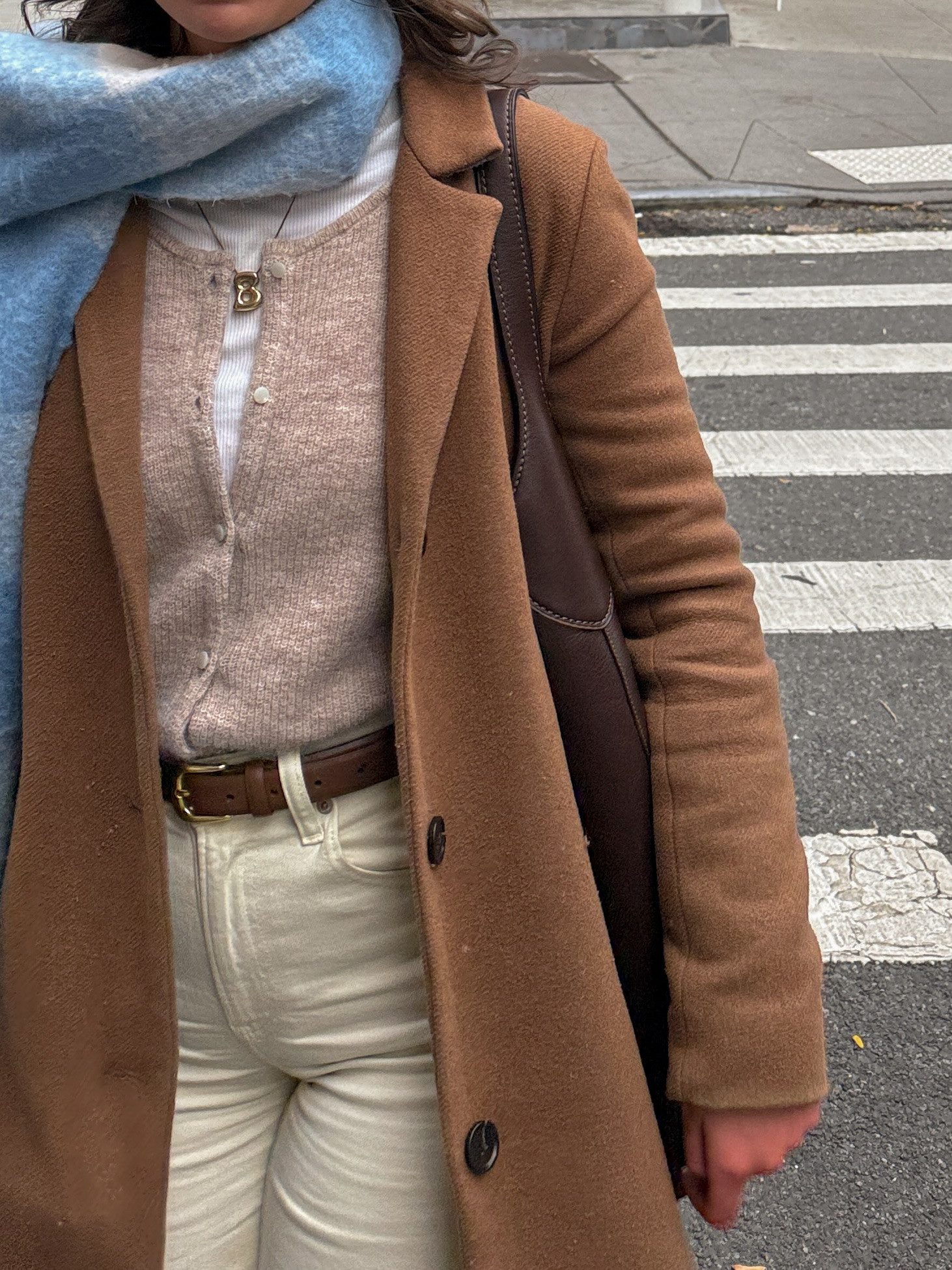 coastal fall outfits, city girl style, chic coffee shop looks, SoHo streetwear inspo, preppy fall outfits, minimalist everyday style, trendy autumn outfits 2025, casual chic New York outfits, neutral fall wardrobe, capsule closet inspo, pinterest aesthetic, Pinterest outfit, outfit ideas, outfit inspo, outfit inspiration, ootd inspo, casual style, casual outfit ideas, everyday outfit, autumn fashion trends, fall outfits, fall outfits women, nyc style, nyc autumn outfits, barm jacket, brown barn jacket, barn jacket outfit, cable knit sweater, rory gilmore sweater, tan coat, trench coat, white jeans, cream jeans, gap jeans, ugg boots, short uggs, tan uggs, ugg boot outfit, uggs outfit, gingham scarf, plaid scarf, eat muffs, ugg ear muffs, amazon ear muffs, sezane cardigan, tan cardigan, coach brooklyn,
brooklyn bag, tote bag, amazon scarf, november outfits, december outfits,
