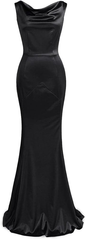 MUXXN Women's 30s Brief Elegant Mermaid Sleeveless Gowns Formal Evening Dress | Amazon (US)