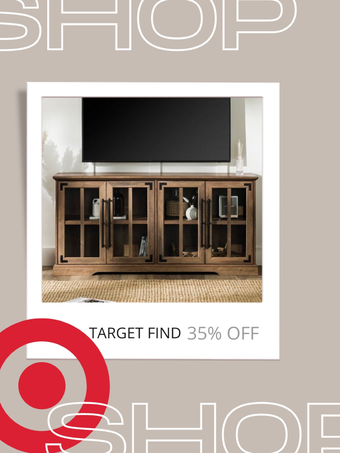TARGET DEAL: TV Stands and consoles on major sale.  Deal ends 10.8.2022 

#LTKhome #LTKsalealert