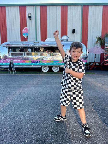Kids boys vacation outfit from target 🎯 

Boys outfits, checkered outfit, kids outfits, spring outfit, summer outfit, Nike pandas kids shoes 

#LTKsalealert #LTKkids #LTKtravel