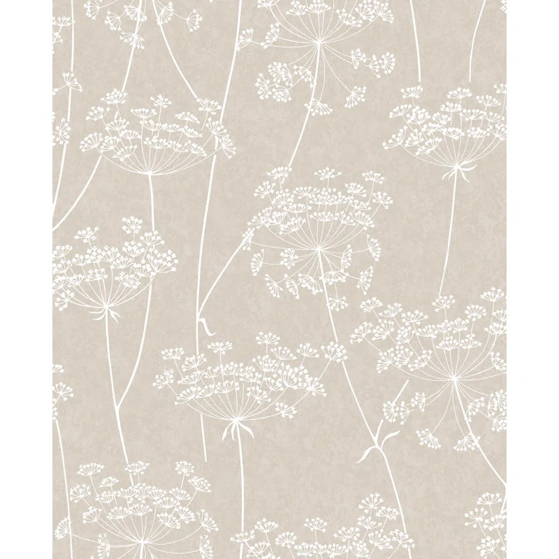 Innocence Modern Floral Wallpaper | Wayfair North America