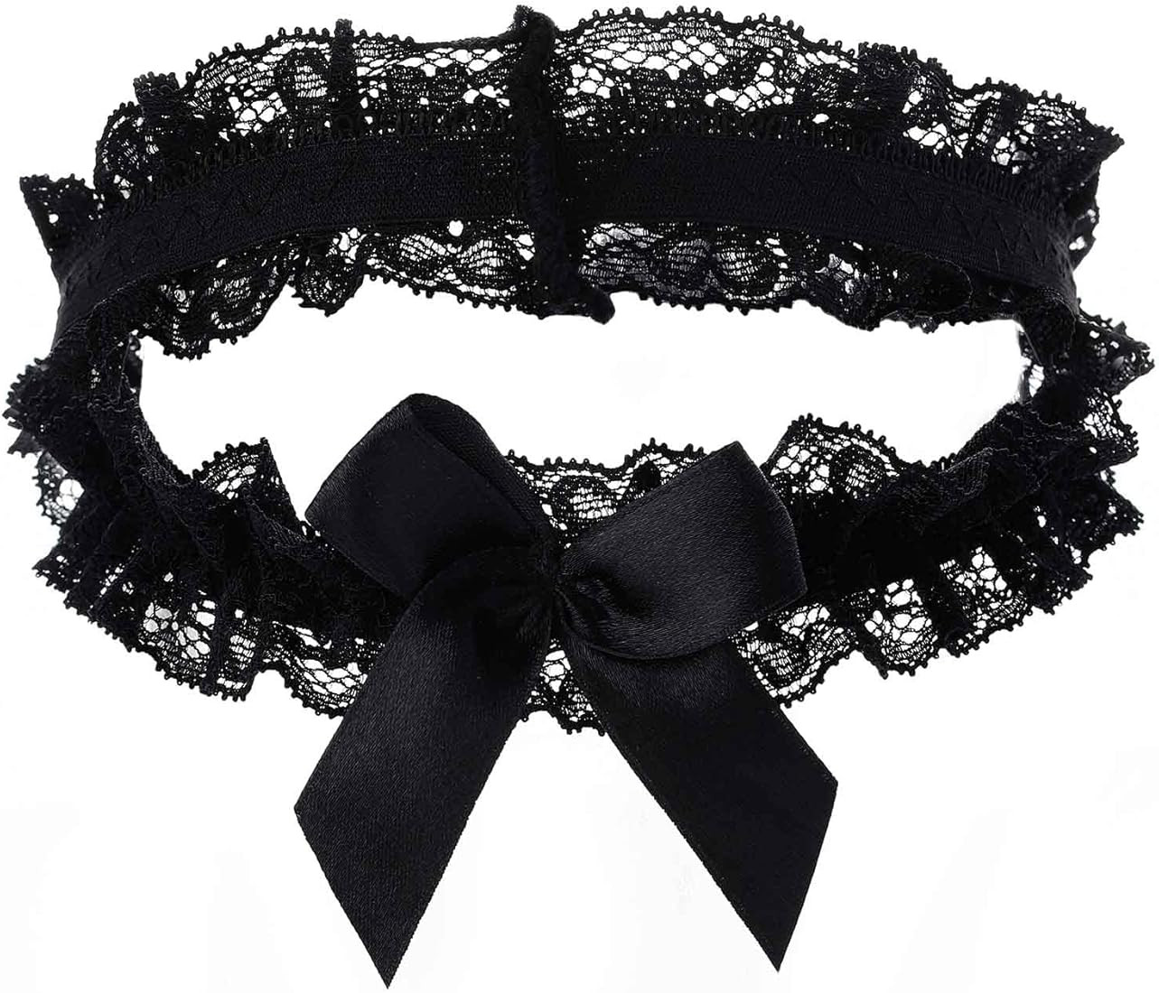 Florry Sexy Wedding Bridal Garter Black Lace Women Garter Belt for Bride Tossing Thigh Garters Bo... | Amazon (US)