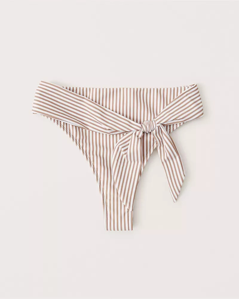 High-Waist Cheeky Bikini Bottom | Abercrombie & Fitch (US)