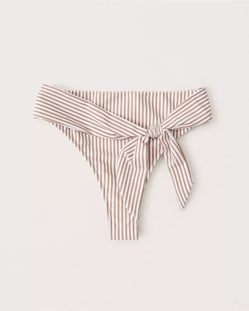 High-Waist Cheeky Bikini Bottom | Abercrombie & Fitch (US)