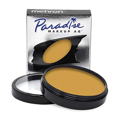 Mehron Makeup Paradise Makeup AQ Pro Size | Stage & Screen Performance, Face & Body Painting, Beauty, Cosplay, and Halloween | Water Activated Face Paint, Body Paint 1.4 oz (40 g) - Dijon | Amazon (US)