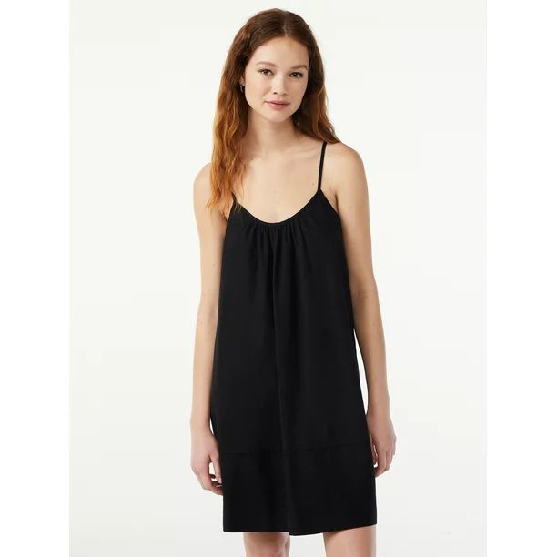 Free Assembly Women's Sleeveless Swing Dress - Walmart.com | Walmart (US)