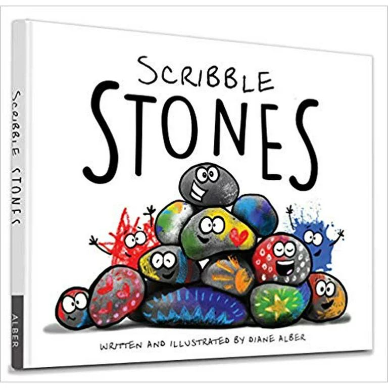 Scribble Stones by Diane Alber HARDCOVER 2019 - Walmart.com | Walmart (US)