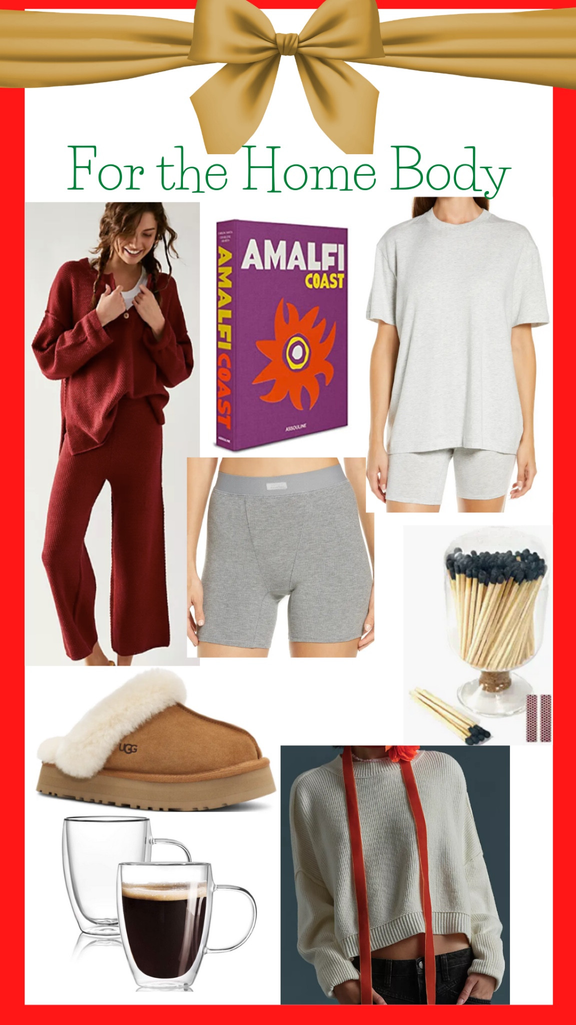 Gift guide: for the home body
Matching sets, skims, Match sticks, ugg slippers, Assouline coffee table book, cozy sweater

#LTKGiftGuide #LTKSeasonal #LTKHoliday