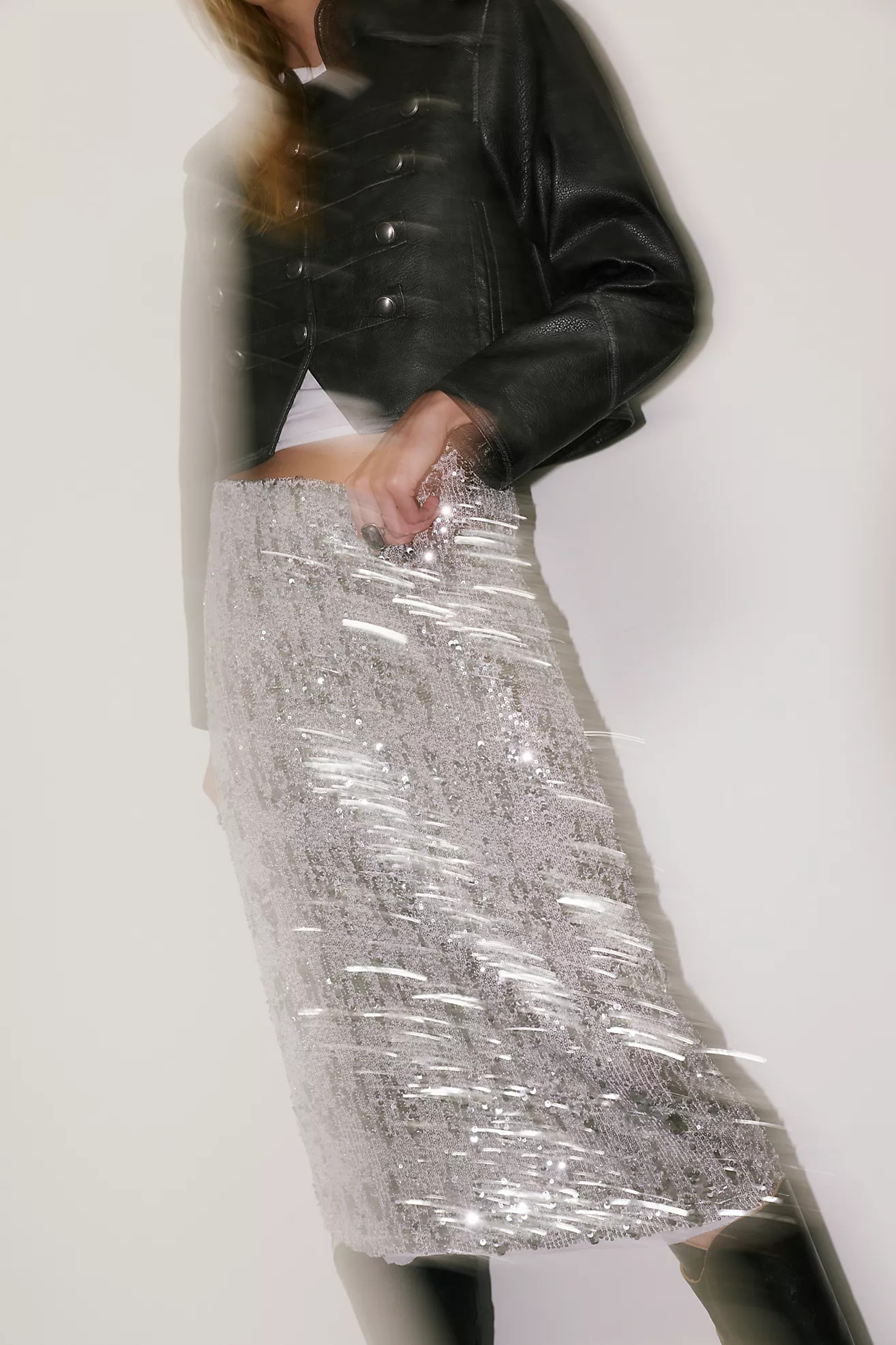 Party Trick Sequin Midi Slip Skirt | Free People (Global - UK&FR Excluded)