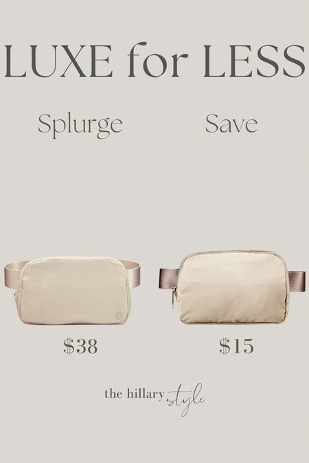 Luxe for Less: Belt Bag

Splurge on the viral Lululemon Belt Bag?  Or save with this $15 Amazon Dupe? 

Amazon, Amazon Look for Less, Lululemon, Designer Dupe, Athleisure, Luxe for Less, Summer Fashion, Amazon Finds, Belt Bag, Fanny Pack, Workout Outfit, Purse, Yoga Outfit, Festival Fashion, Travel Bag, Summer Fashion, Travel Outfit, Bachelorette Party, Summer Purse, Amazon Fashion, Found It On Amazon, Amazon Fashion Finds, Amazon Dupe, Spring Fashion

#LTKunder50 #LTKFind #LTKtravel
