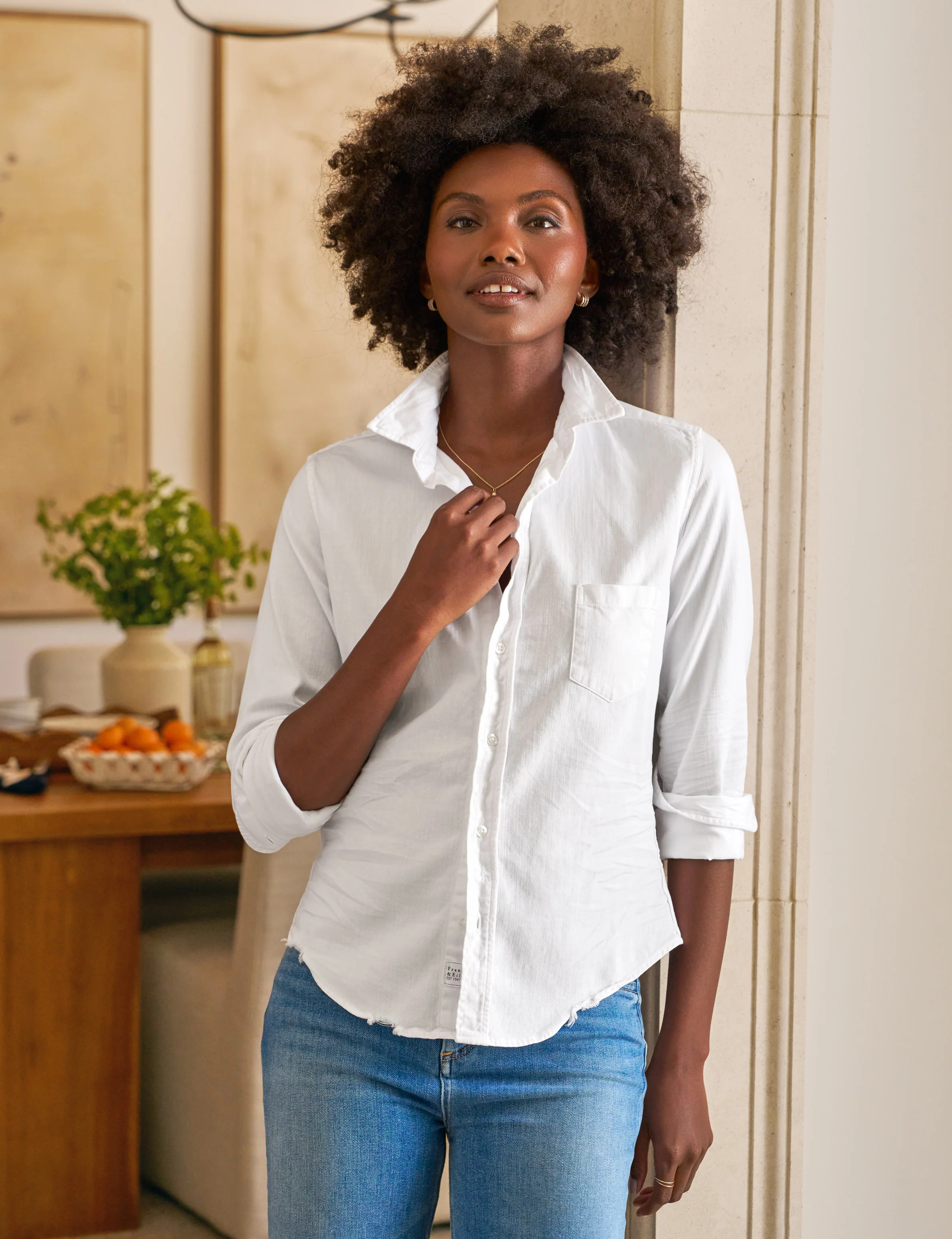 BARRY White, Famous Denim | Frank & Eileen