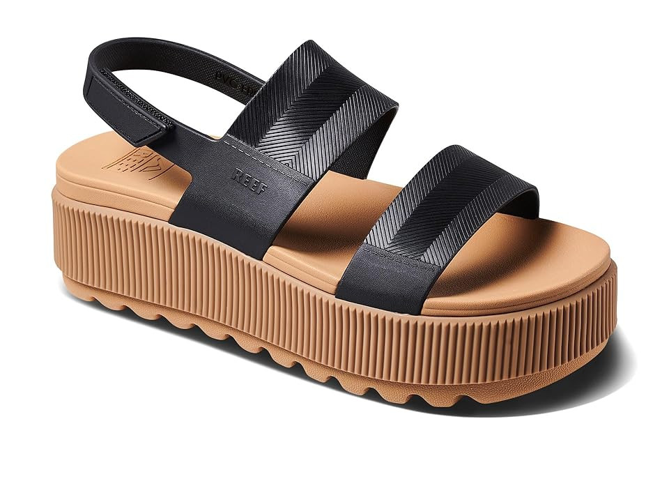 Reef Water Vista Higher Women's Shoes Black/Tan : 9 B - Medium, Manmade | Zappos
