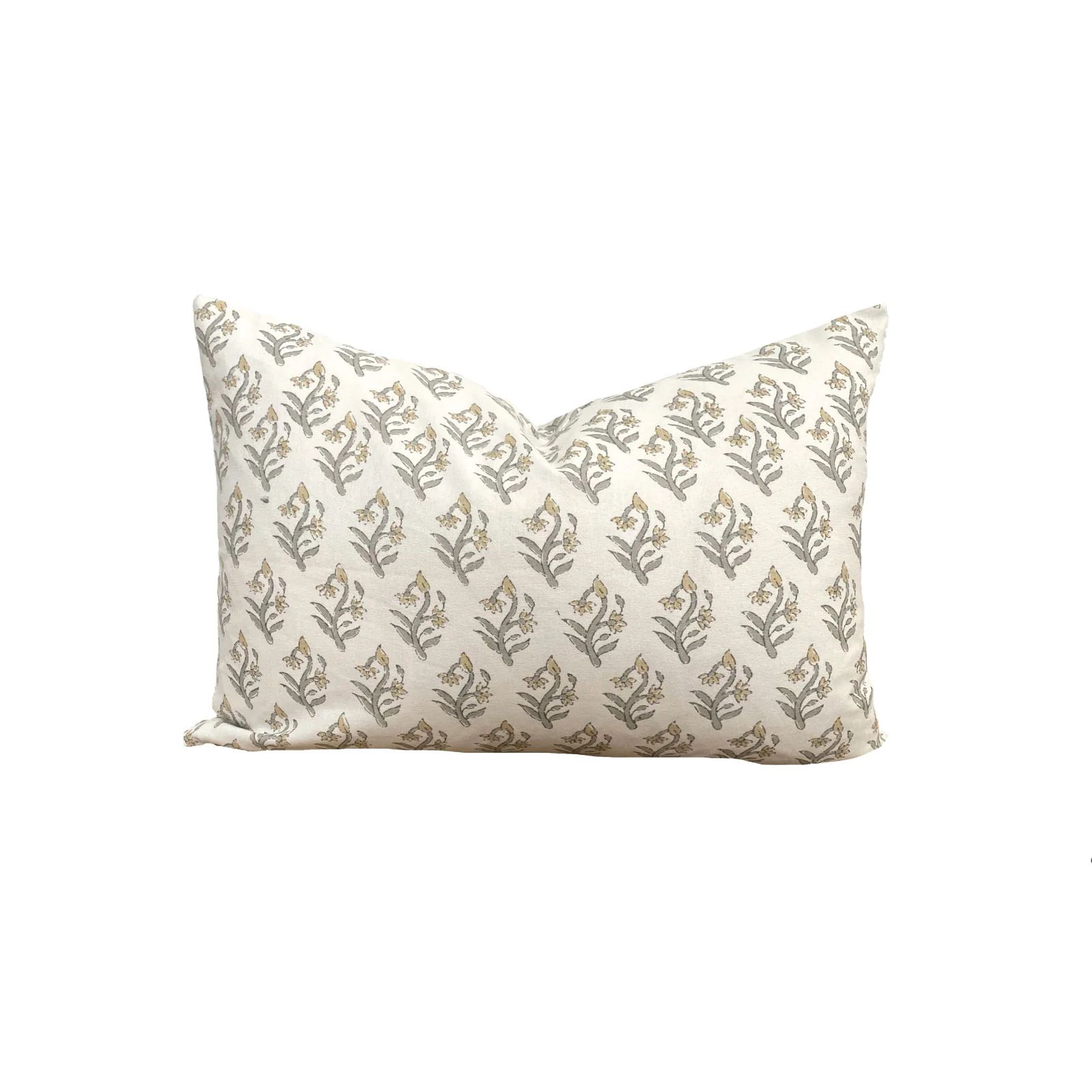 Willow Floral Pillow in Grey | Brooke and Lou