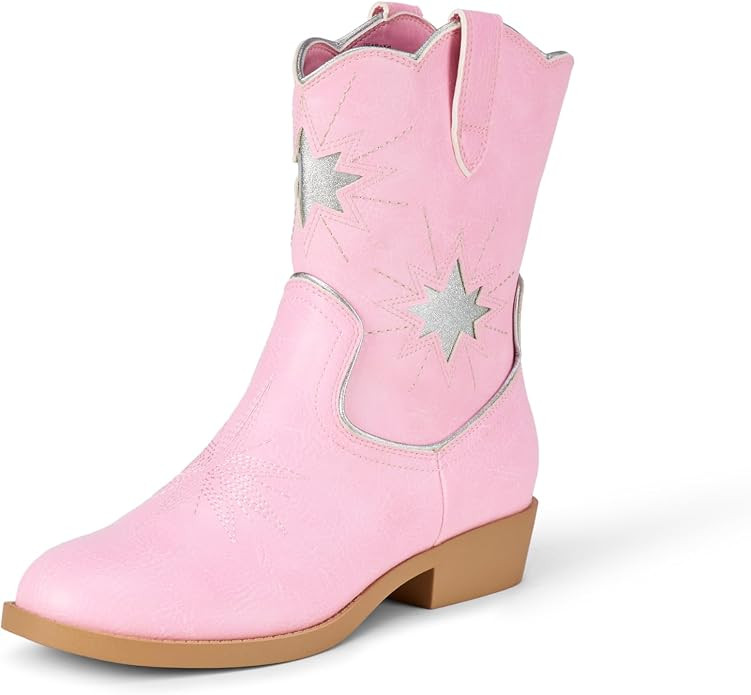 Amazon Essentials Girls' Western Cowboy Boots | Amazon (US)