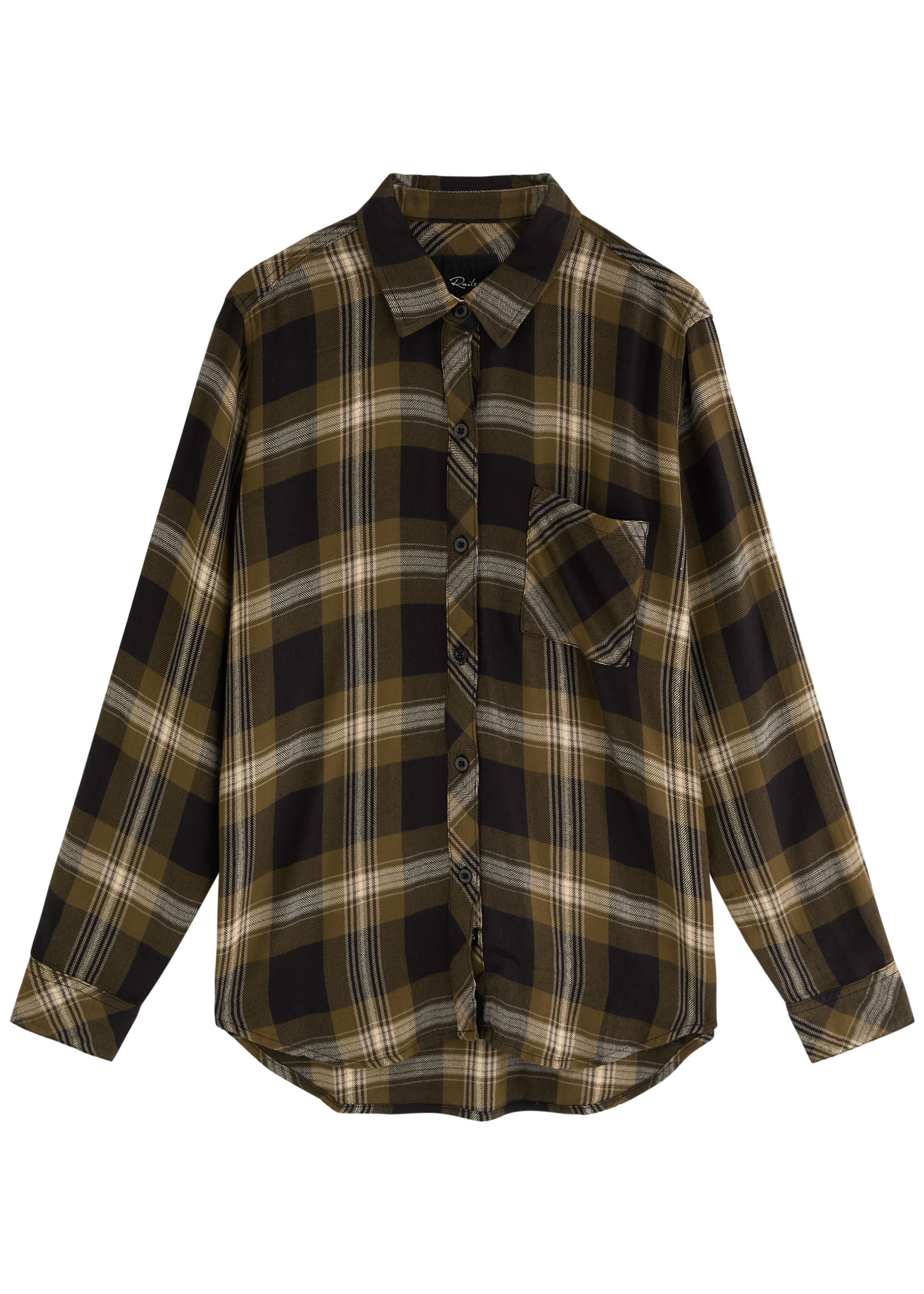 Hunter checked rayon-blend shirt | Harvey Nichols