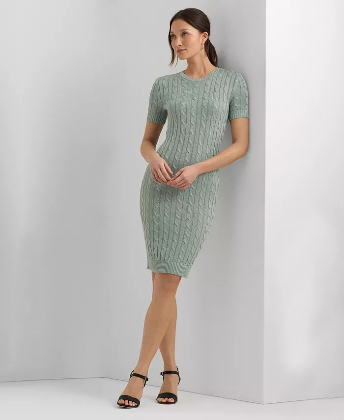 Women's Cable-Knit Sweater Dress | Macy's