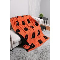 Hot Bestseller Halloween Gift For Holiday Gifts Ghost Throw Blanket Soft Cutest Soft Her Print | Etsy (US)